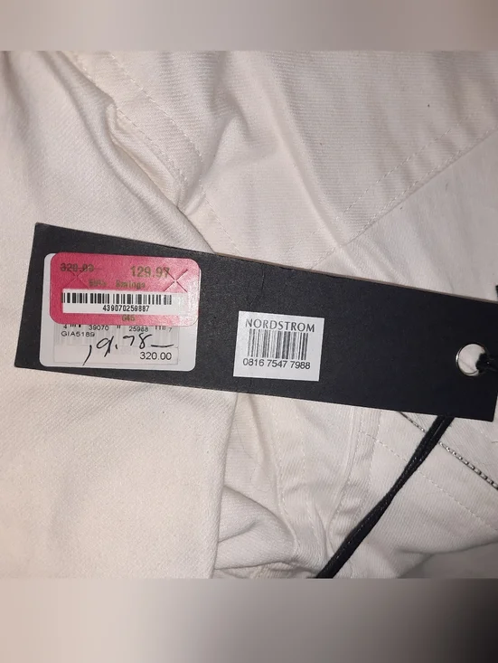 I.AM.GIA NWT White Women's Utility Jumpsuit  Modern Workwear Style Size Small - Picture 2 of 16